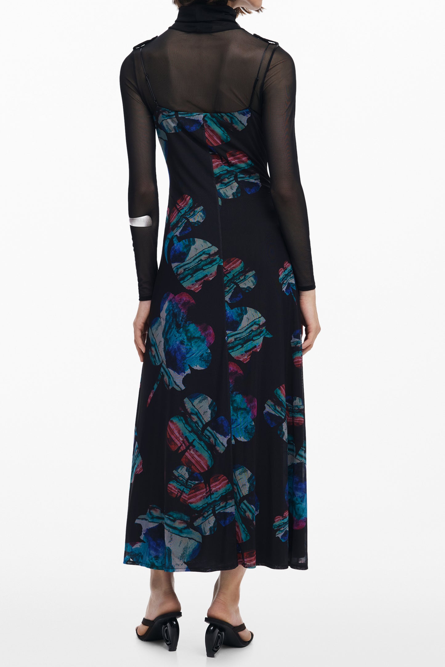 DESIGUAL ABITO LUNGO DONNA NERO