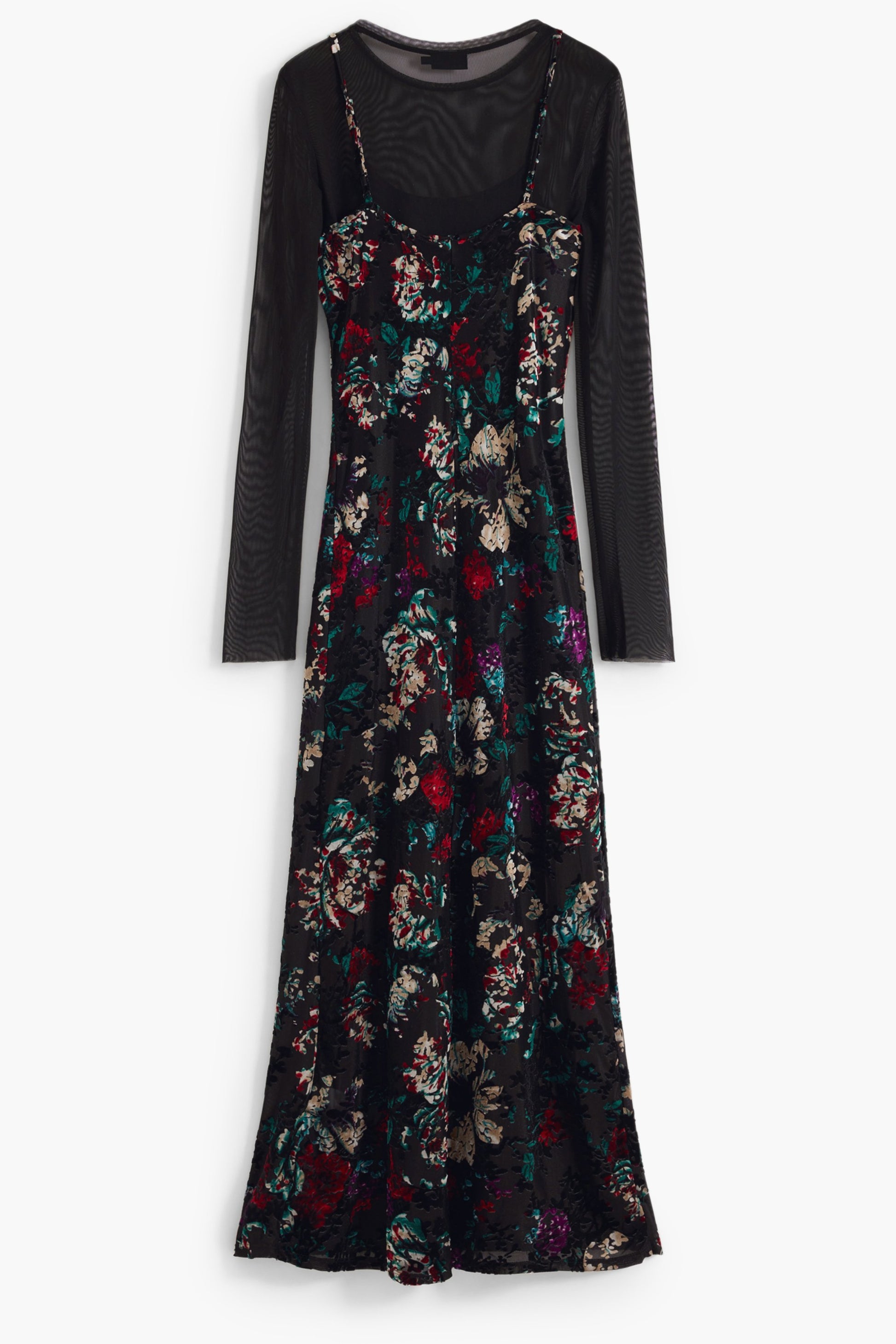DESIGUAL ABITO LUNGO DONNA NERO