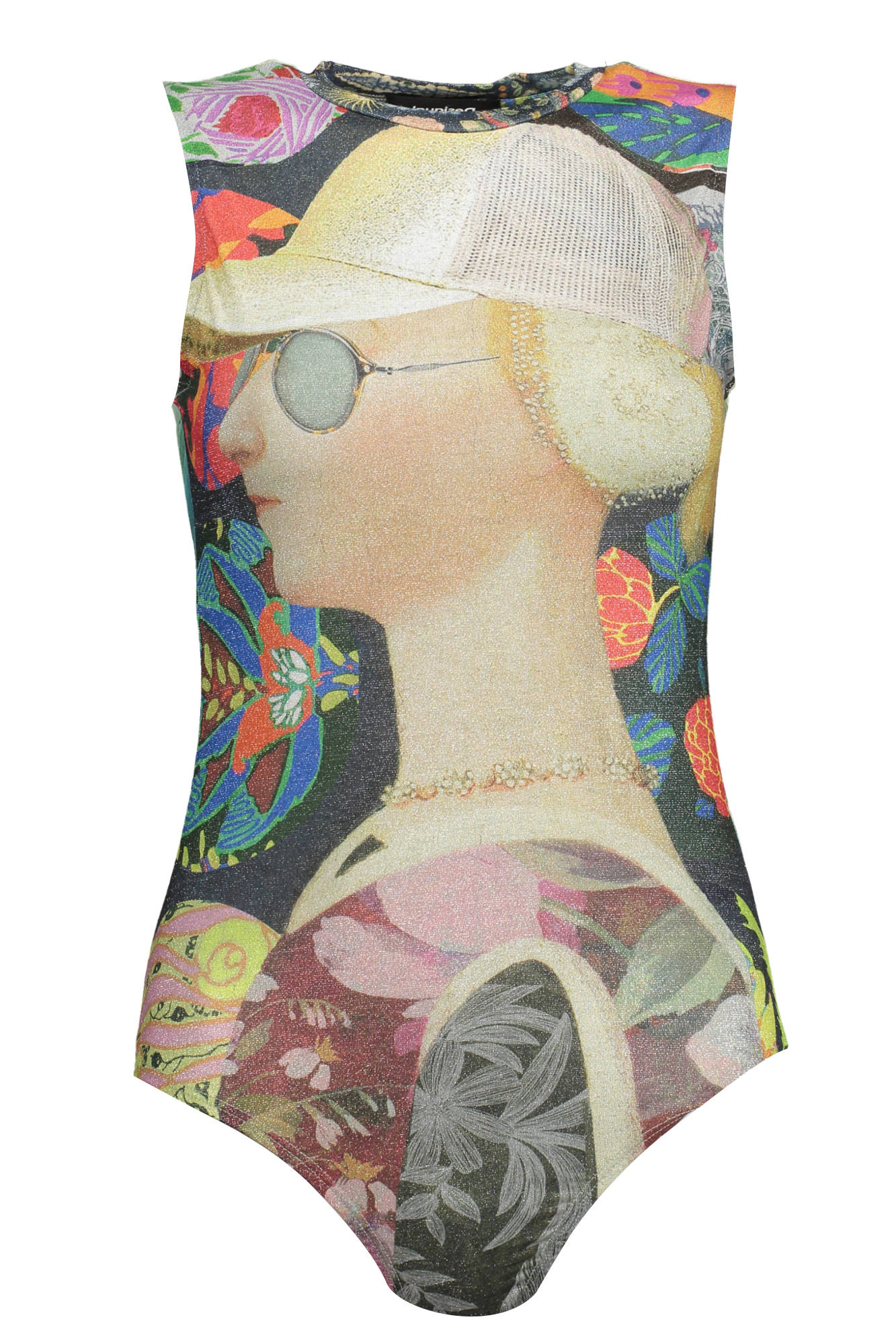 DESIGUAL BODY A CANOTTA DONNA VERDE