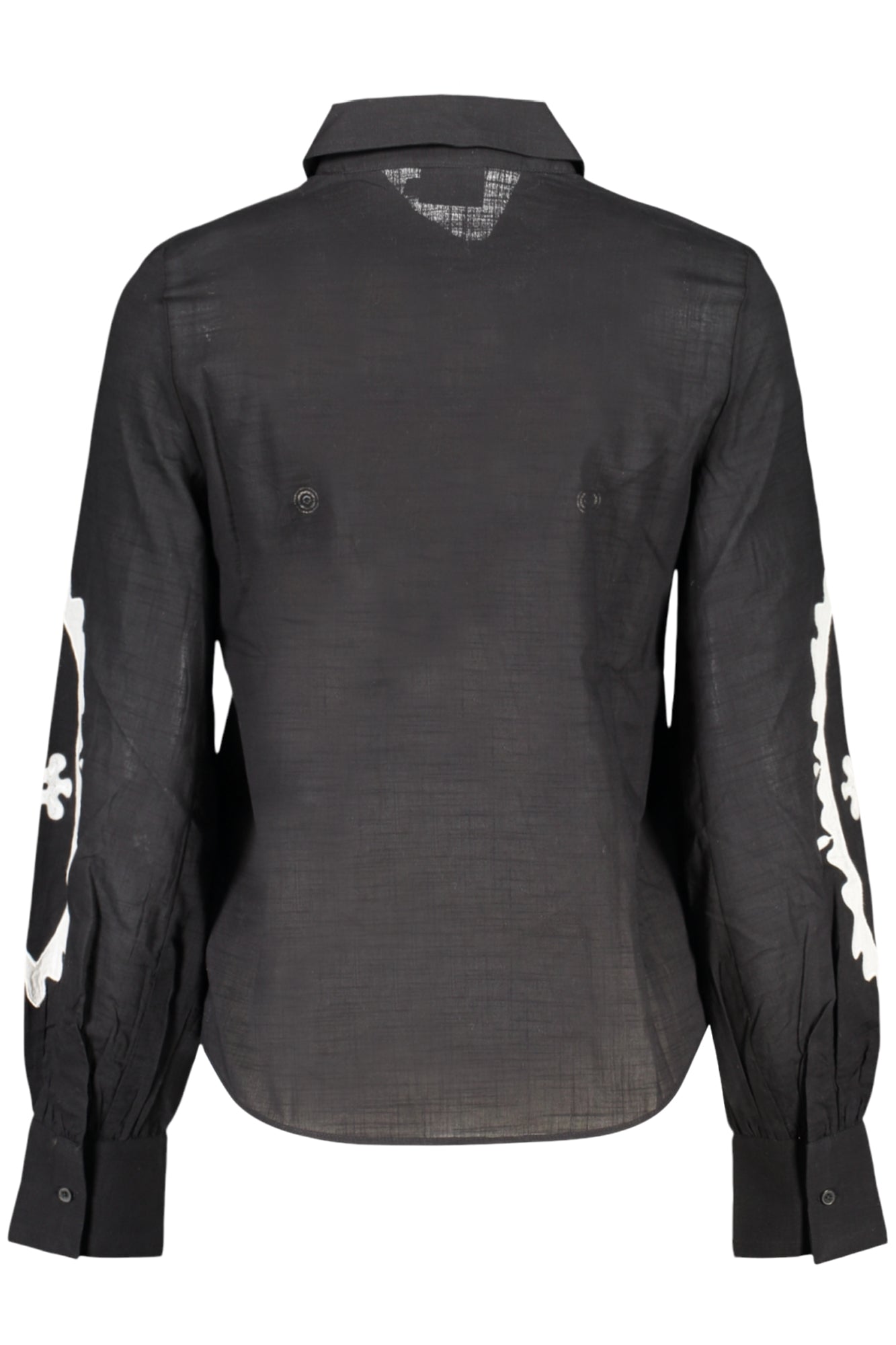 DESIGUAL CAMICIA MANICHE LUNGHE DONNA NERO
