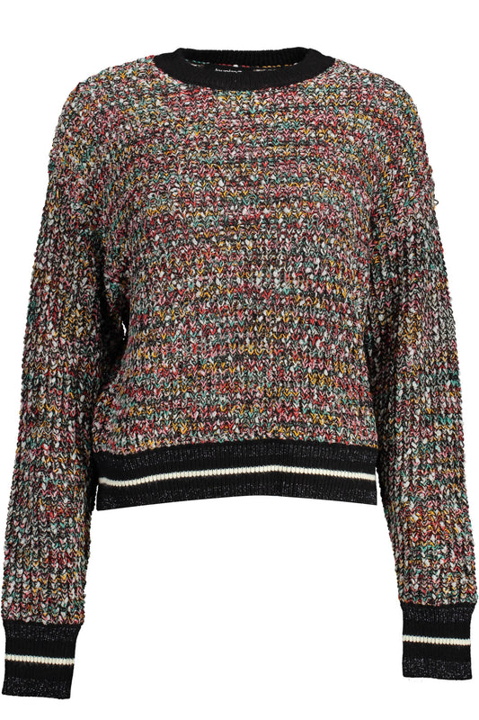 DESIGUAL MAGLIA DONNA NERO