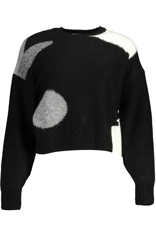 DESIGUAL MAGLIA DONNA NERO
