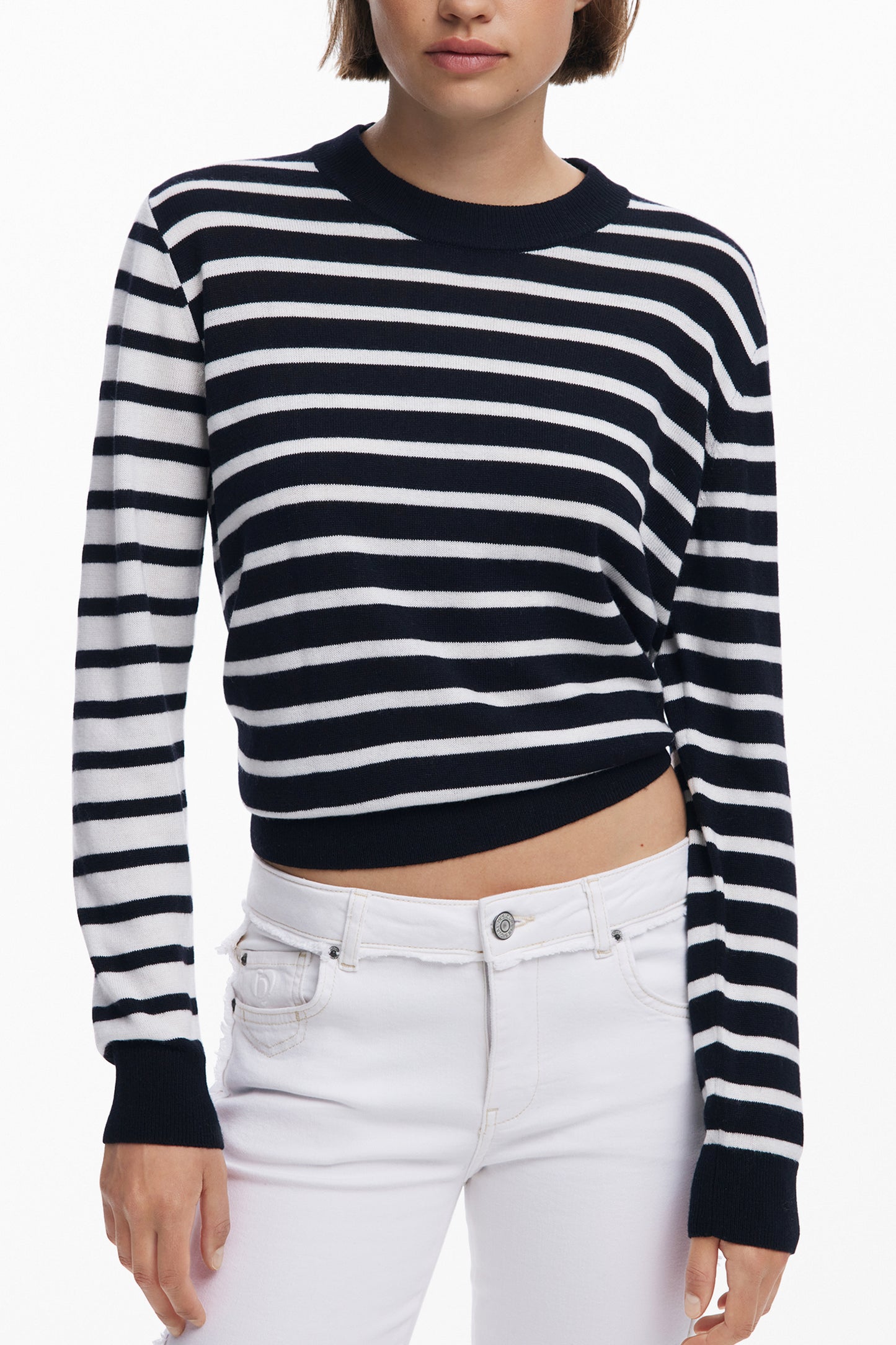 DESIGUAL MAGLIA DONNA NERO