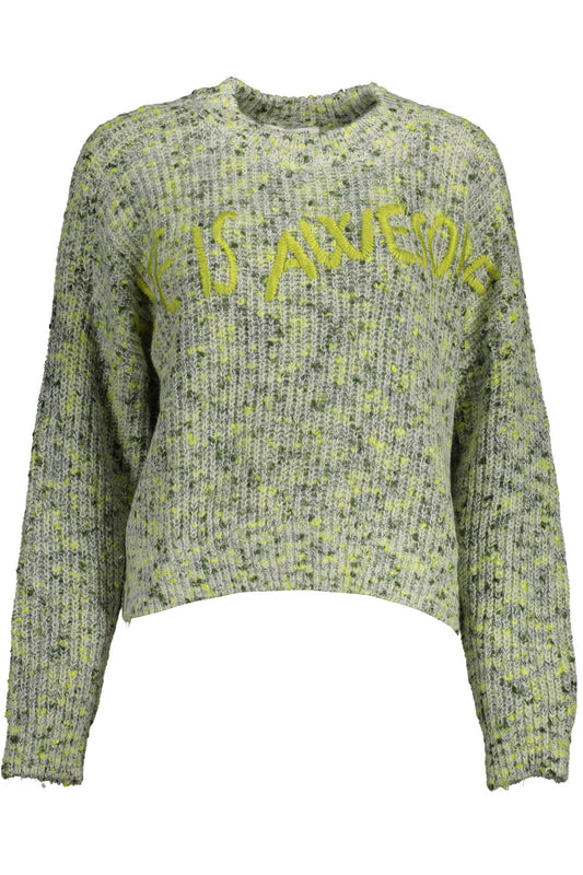 DESIGUAL MAGLIA DONNA VERDE