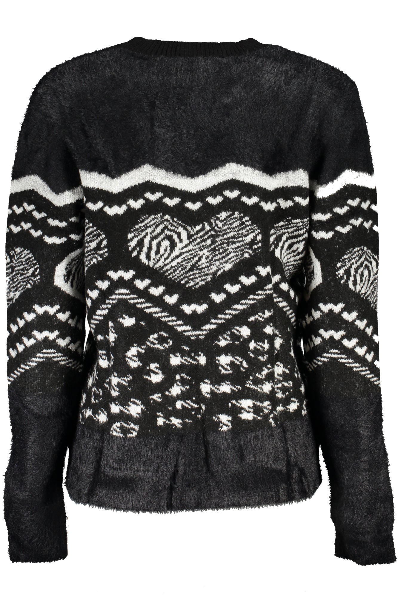 DESIGUAL MAGLIONE DONNA NERO