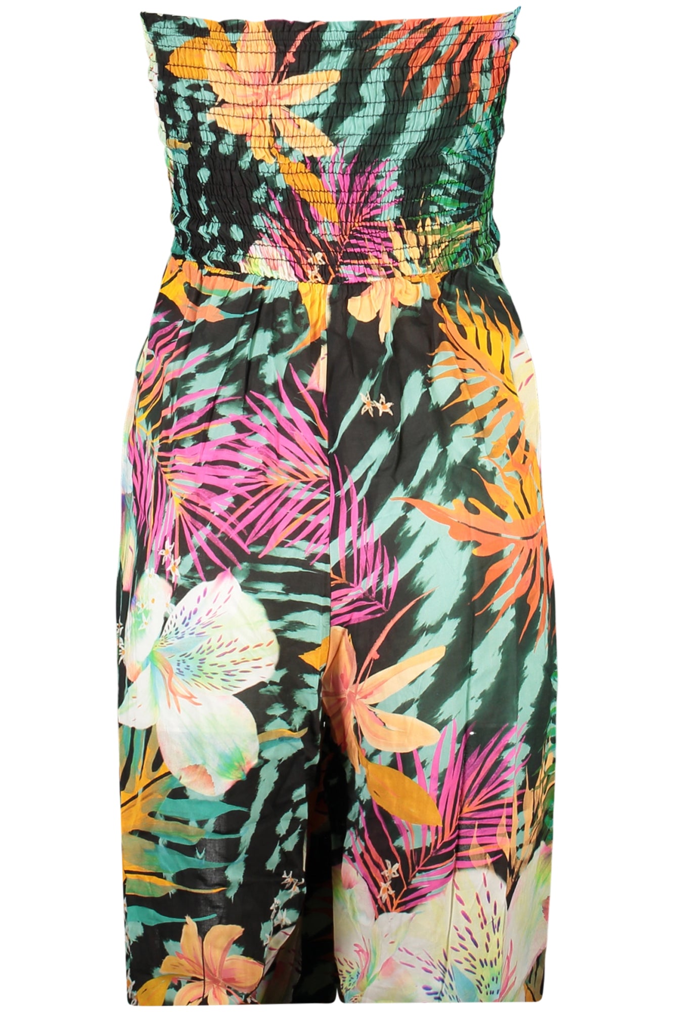 DESIGUAL PANTALONE A SALOPETTE DONNA NERO