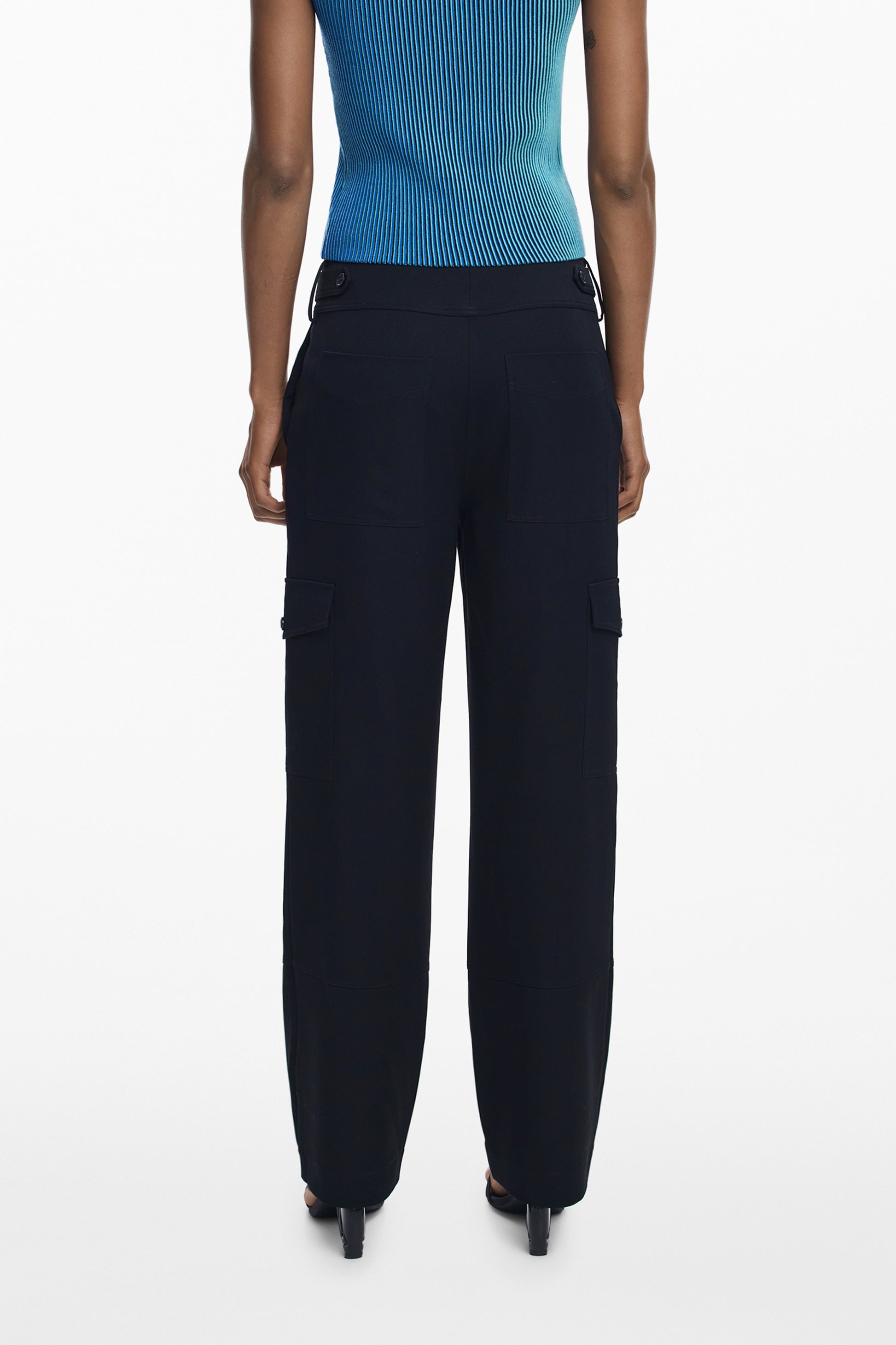 DESIGUAL PANTALONE DONNA NERO