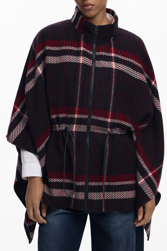 DESIGUAL PONCHO DONNA NERO