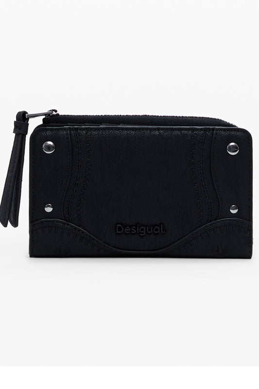DESIGUAL PORTAFOGLIO DONNA NERO