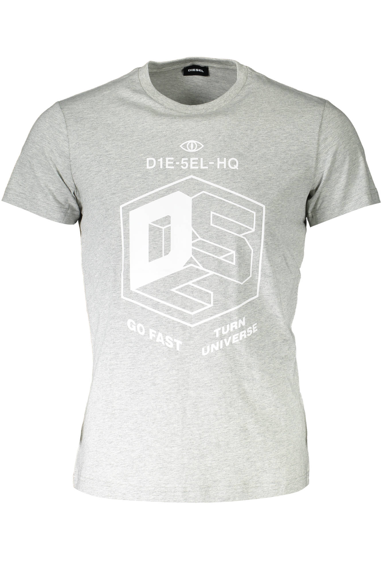 DIESEL T-SHIRT MANICHE CORTE UOMO GRIGIO