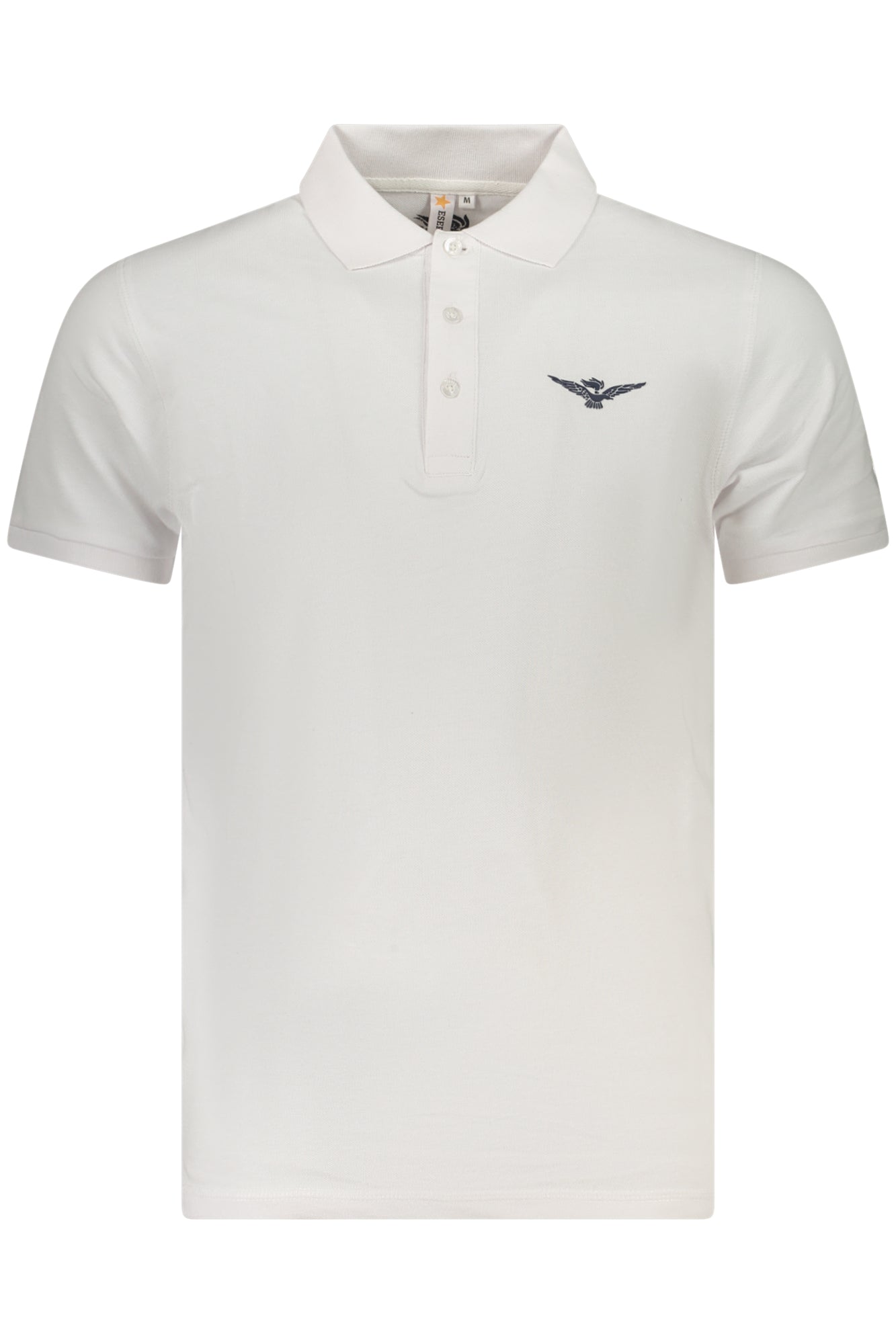 ESERCITO 1659 POLO MANICHE CORTE UOMO BIANCO