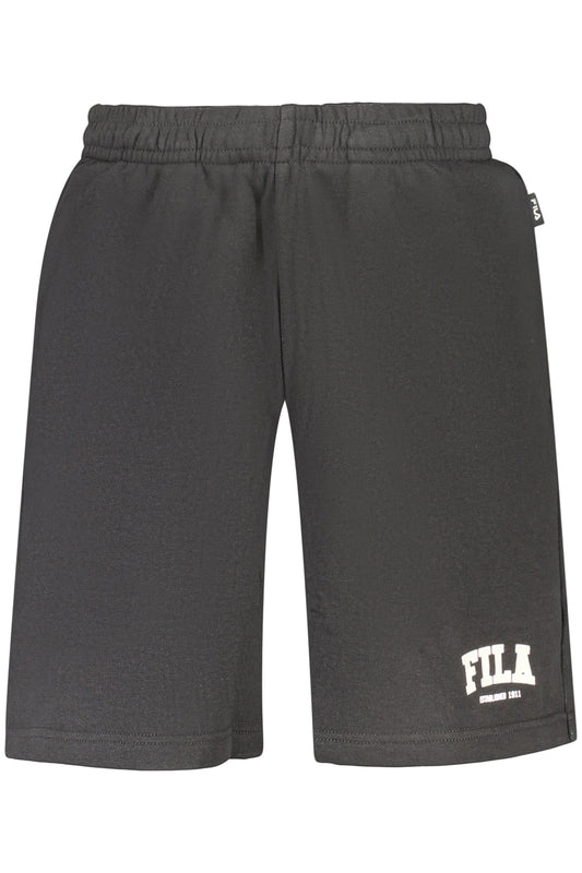 FILA PANTALONE TUTA CORTO UOMO NERO