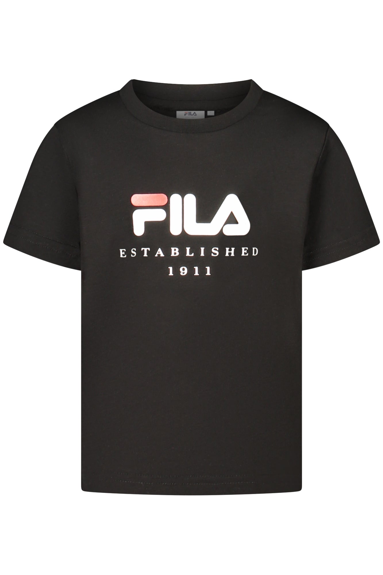 FILA T-SHIRT MANICHE CORTE BAMBINA NERO