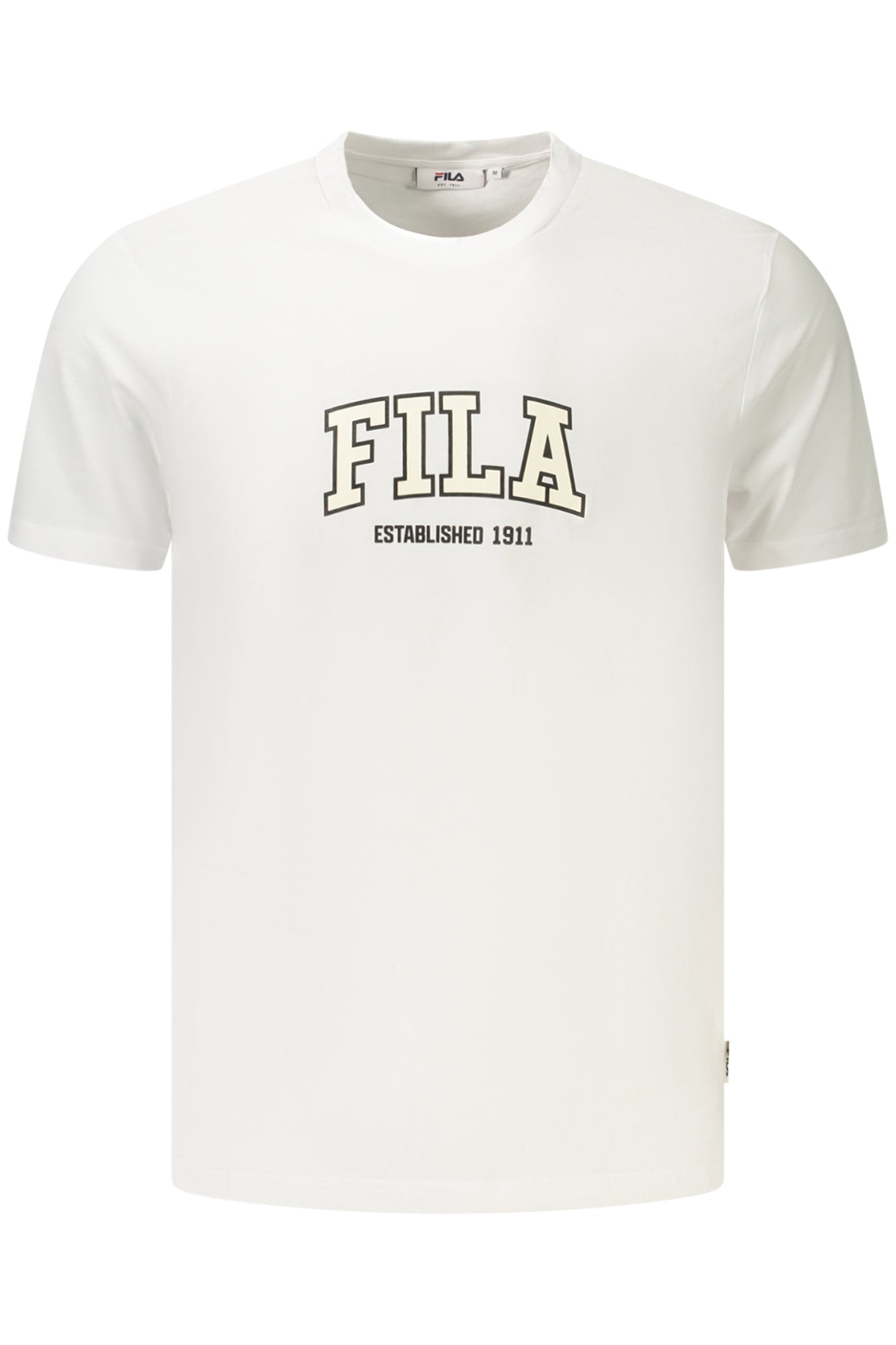 FILA T-SHIRT MANICHE CORTE UOMO BIANCO