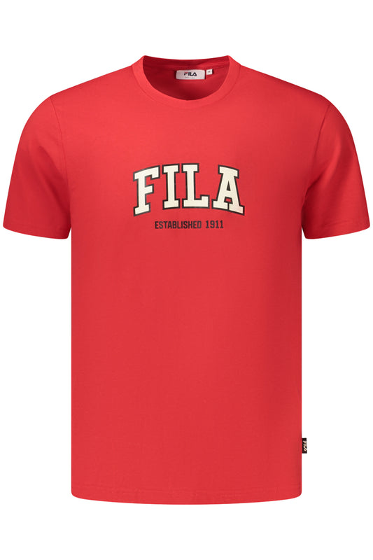 FILA T-SHIRT MANICHE CORTE UOMO ROSSO