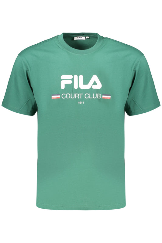 FILA T-SHIRT MANICHE CORTE UOMO VERDE