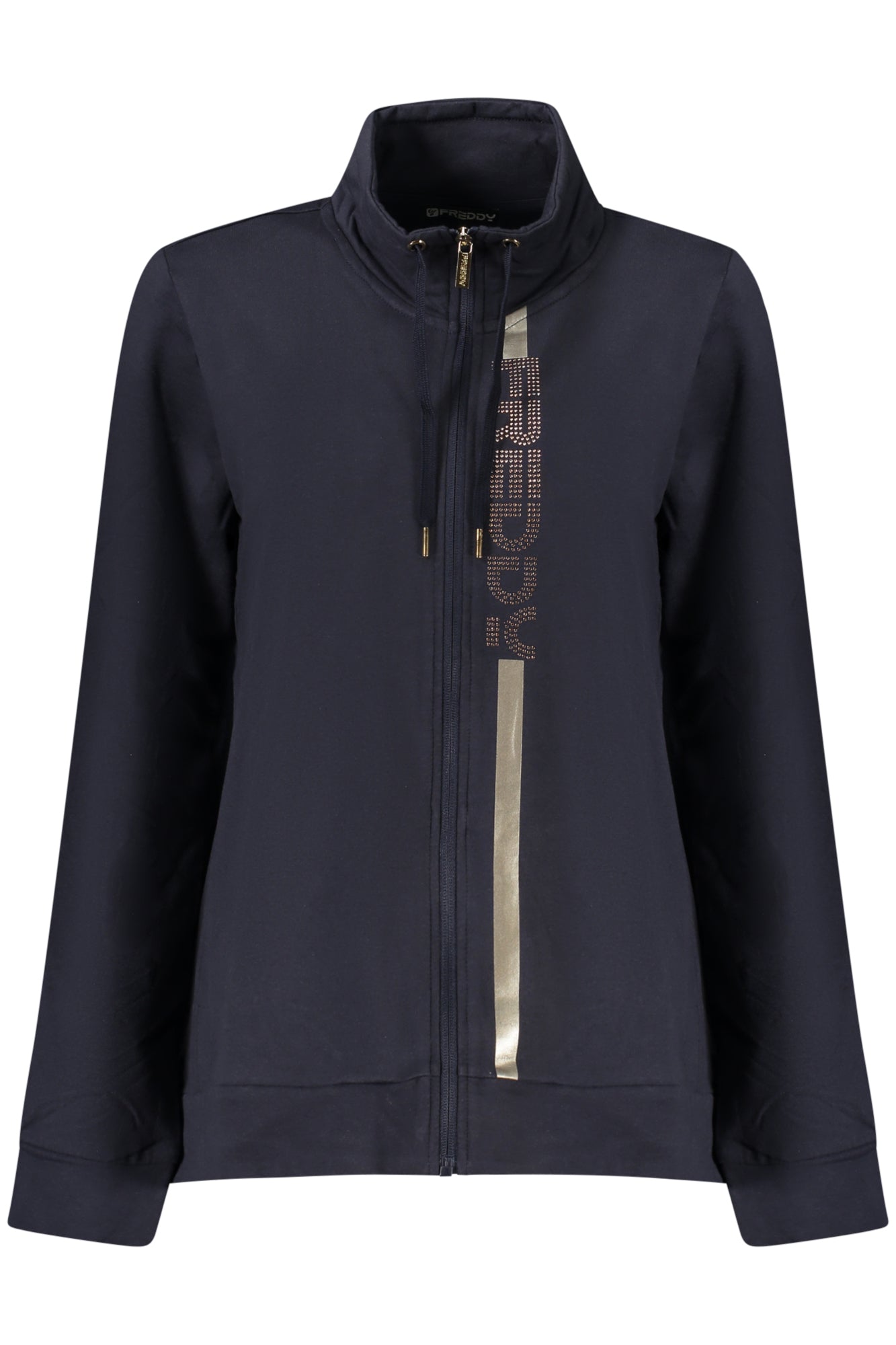 FREDDY FELPA CON ZIP DONNA BLU