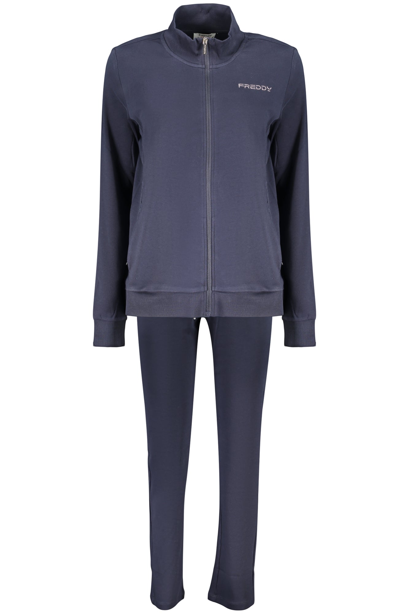 FREDDY FELPA CON ZIP DONNA BLU