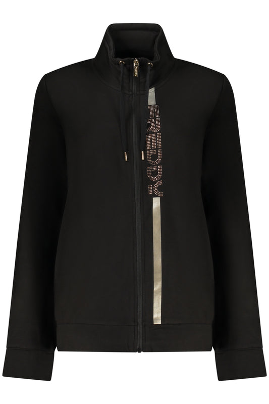 FREDDY FELPA CON ZIP DONNA NERO
