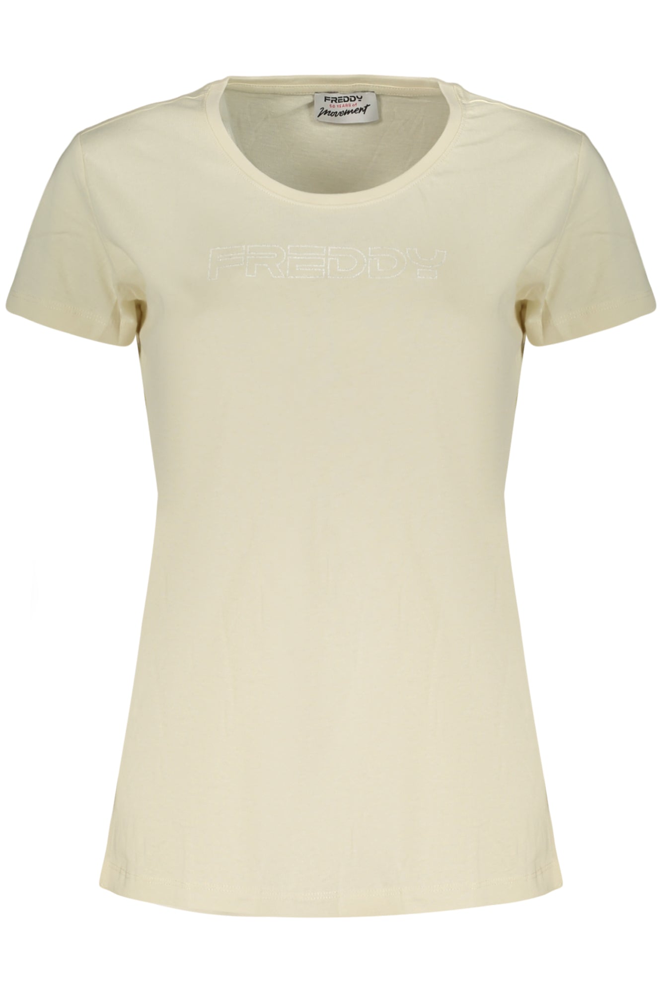 FREDDY T-SHIRT MANICHE CORTE DONNA BEIGE