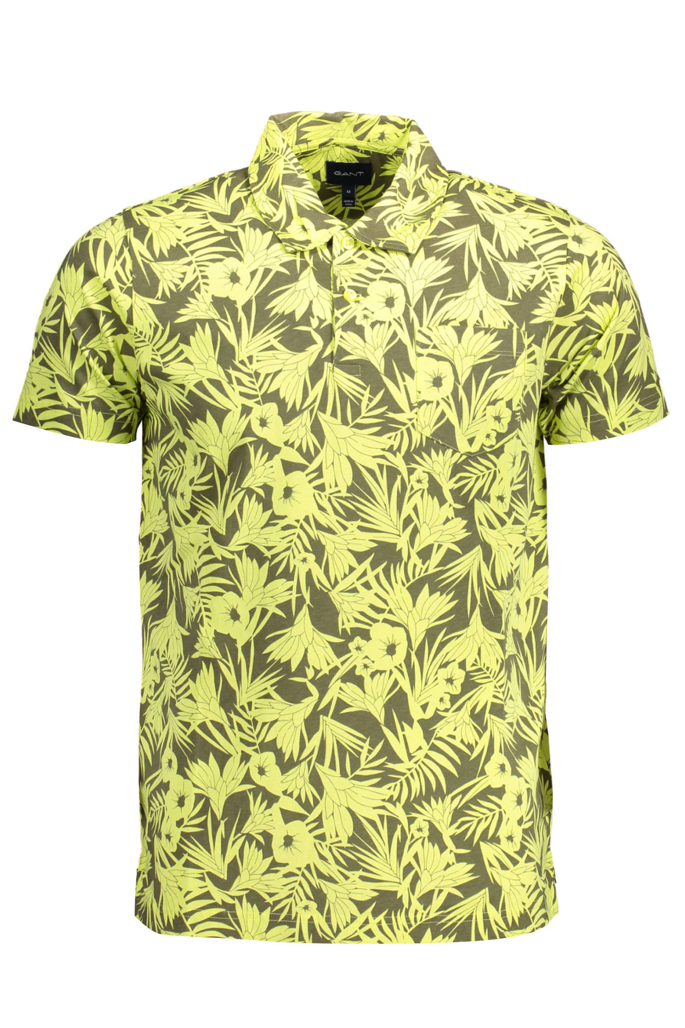 GANT POLO MANICHE CORTE UOMO GIALLO