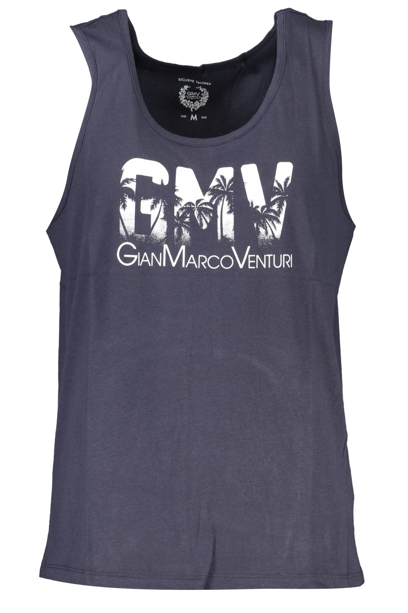 GIAN MARCO VENTURI CANOTTA UOMO BLU
