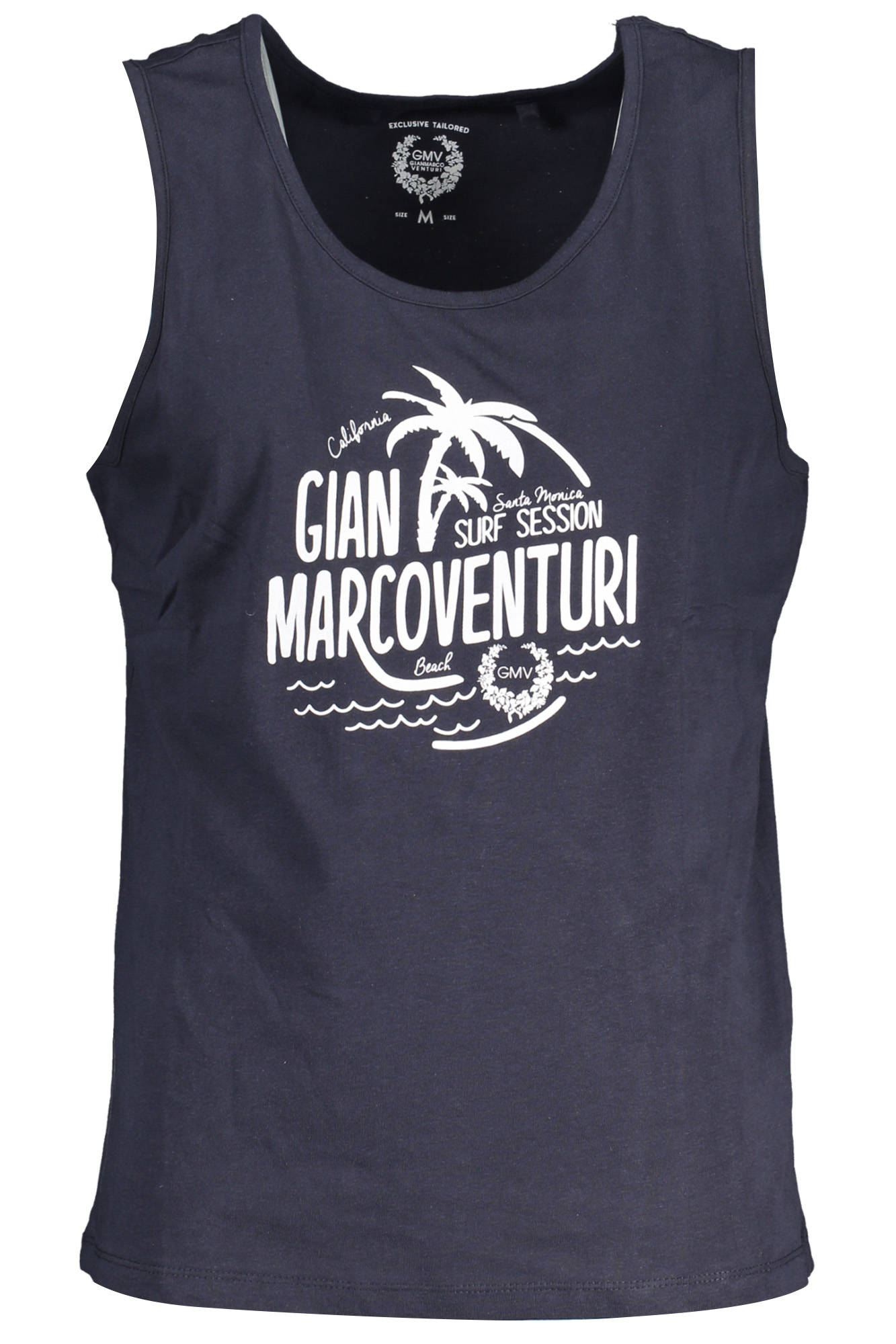 GIAN MARCO VENTURI CANOTTA UOMO BLU