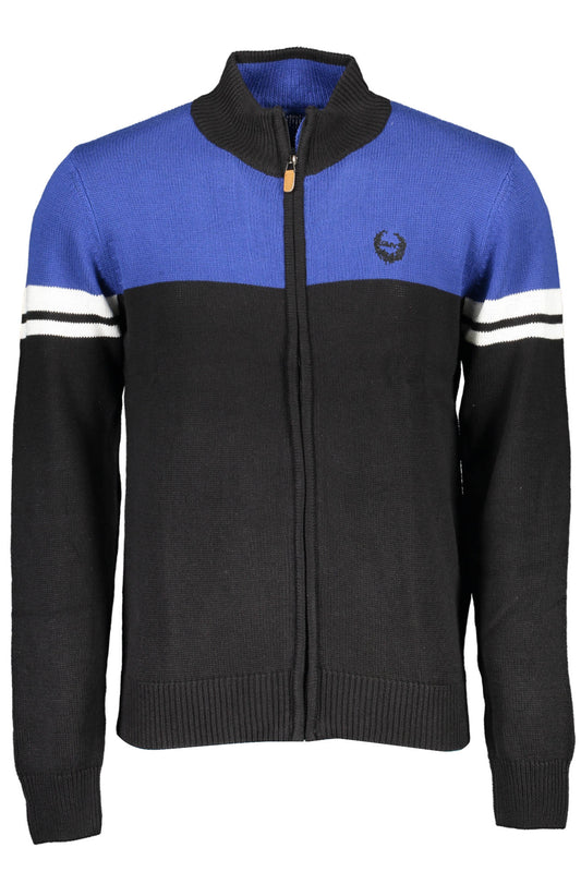 GIAN MARCO VENTURI CARDIGAN UOMO NERO