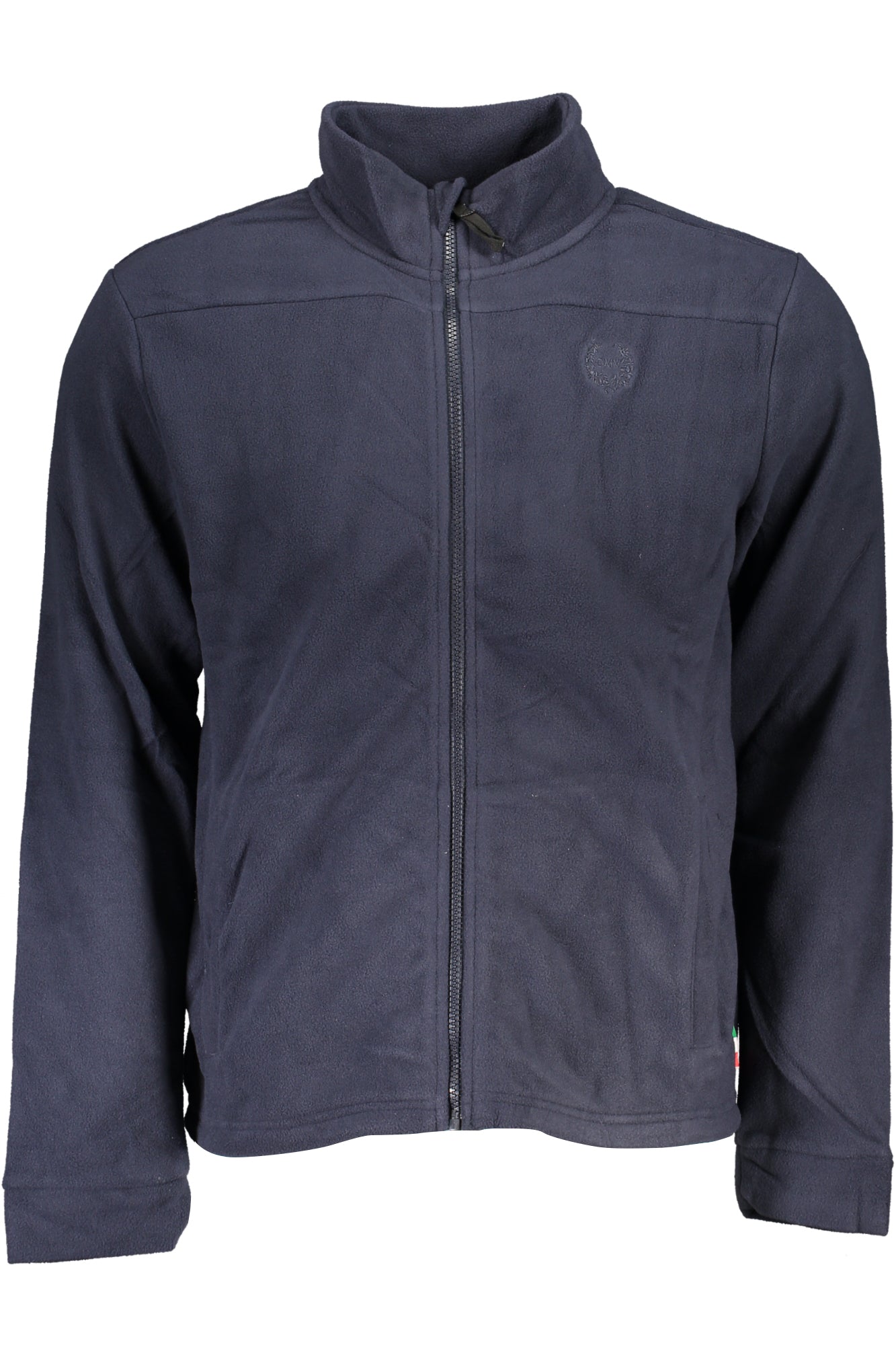 GIAN MARCO VENTURI FELPA CON ZIP UOMO BLU