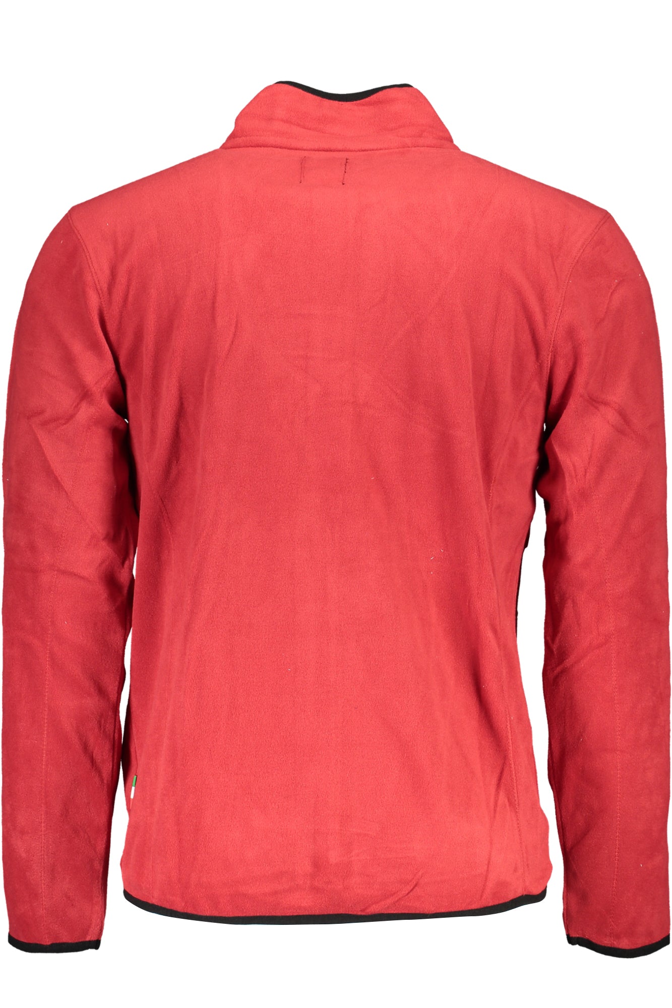 GIAN MARCO VENTURI FELPA CON ZIP UOMO ROSSO
