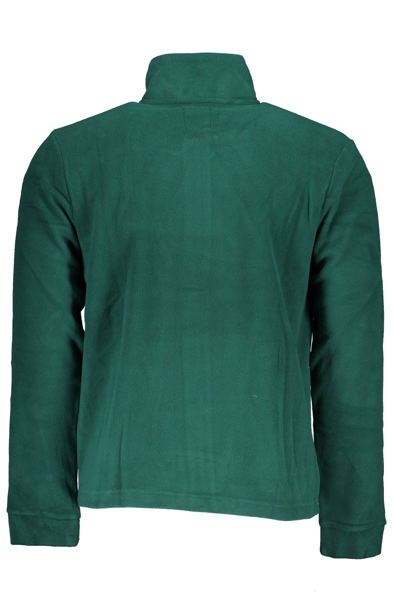GIAN MARCO VENTURI FELPA CON ZIP UOMO VERDE