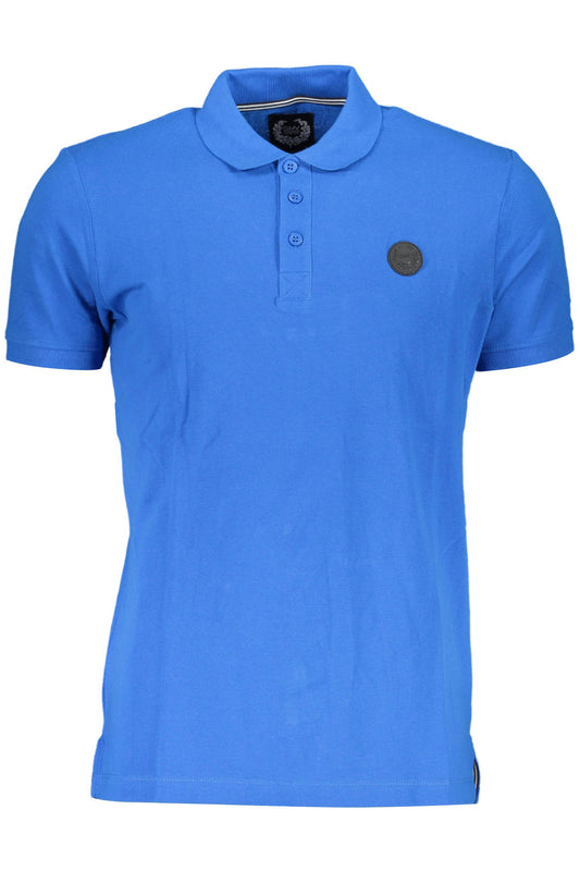 GIAN MARCO VENTURI POLO MANICHE CORTE UOMO BLU