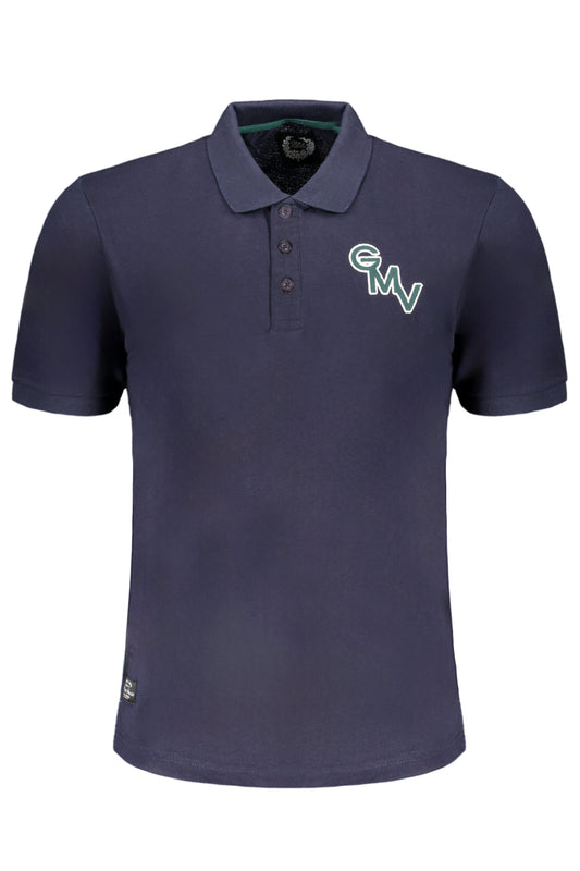 GIAN MARCO VENTURI POLO MANICHE CORTE UOMO BLU