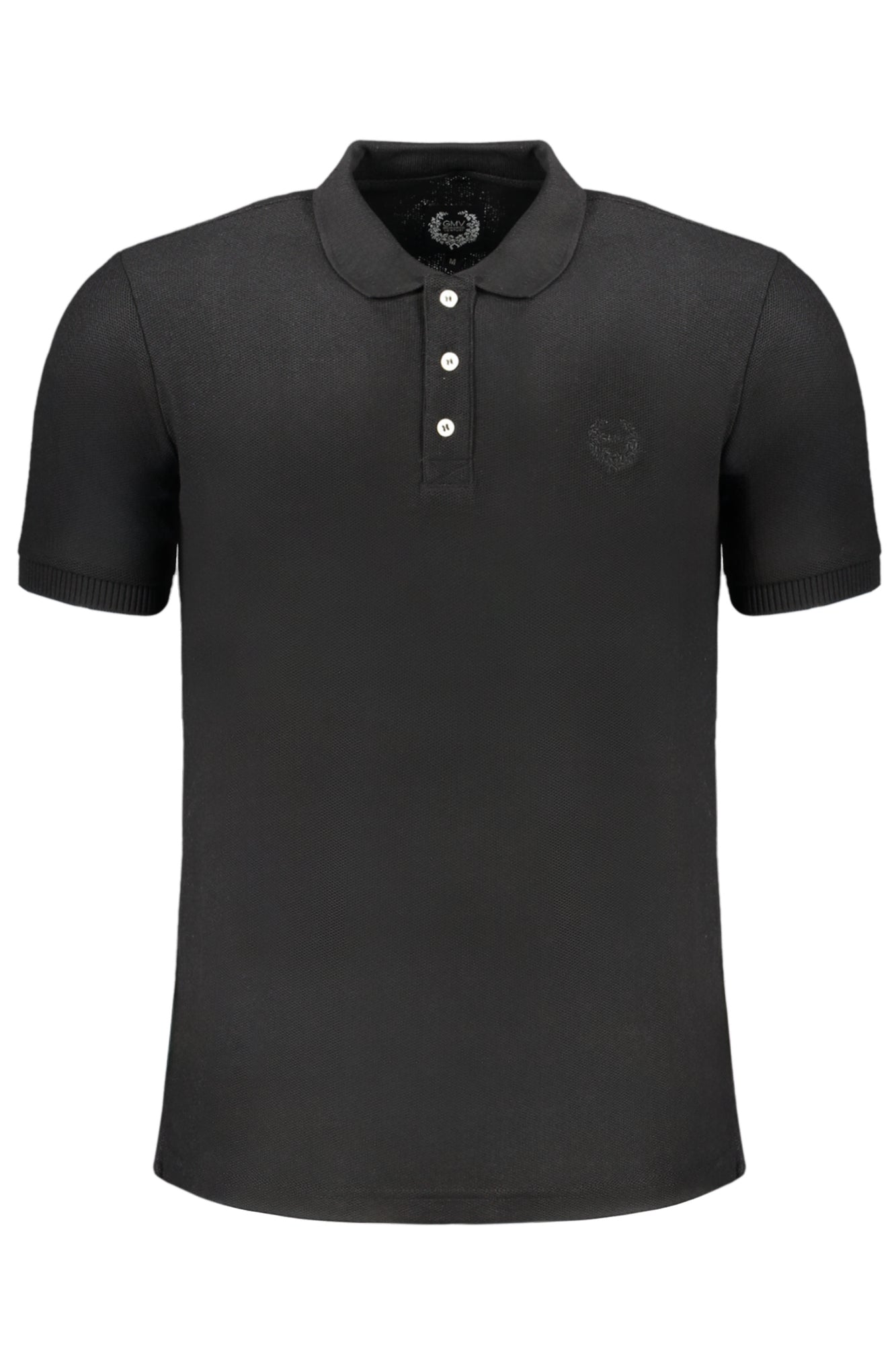 GIAN MARCO VENTURI POLO MANICHE CORTE UOMO NERO