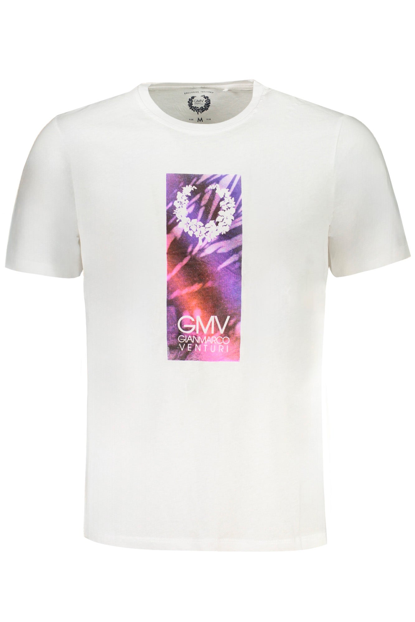 GIAN MARCO VENTURI T-SHIRT MANICHE CORTE UOMO BIANCO