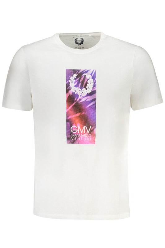 GIAN MARCO VENTURI T-SHIRT MANICHE CORTE UOMO BIANCO