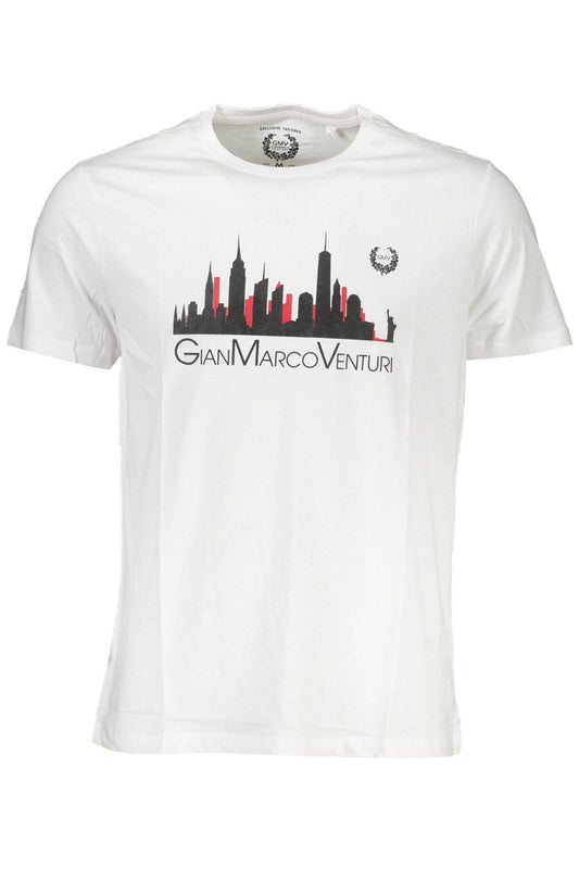 GIAN MARCO VENTURI T-SHIRT MANICHE CORTE UOMO BIANCO