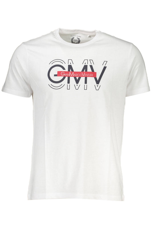 GIAN MARCO VENTURI T-SHIRT MANICHE CORTE UOMO BIANCO
