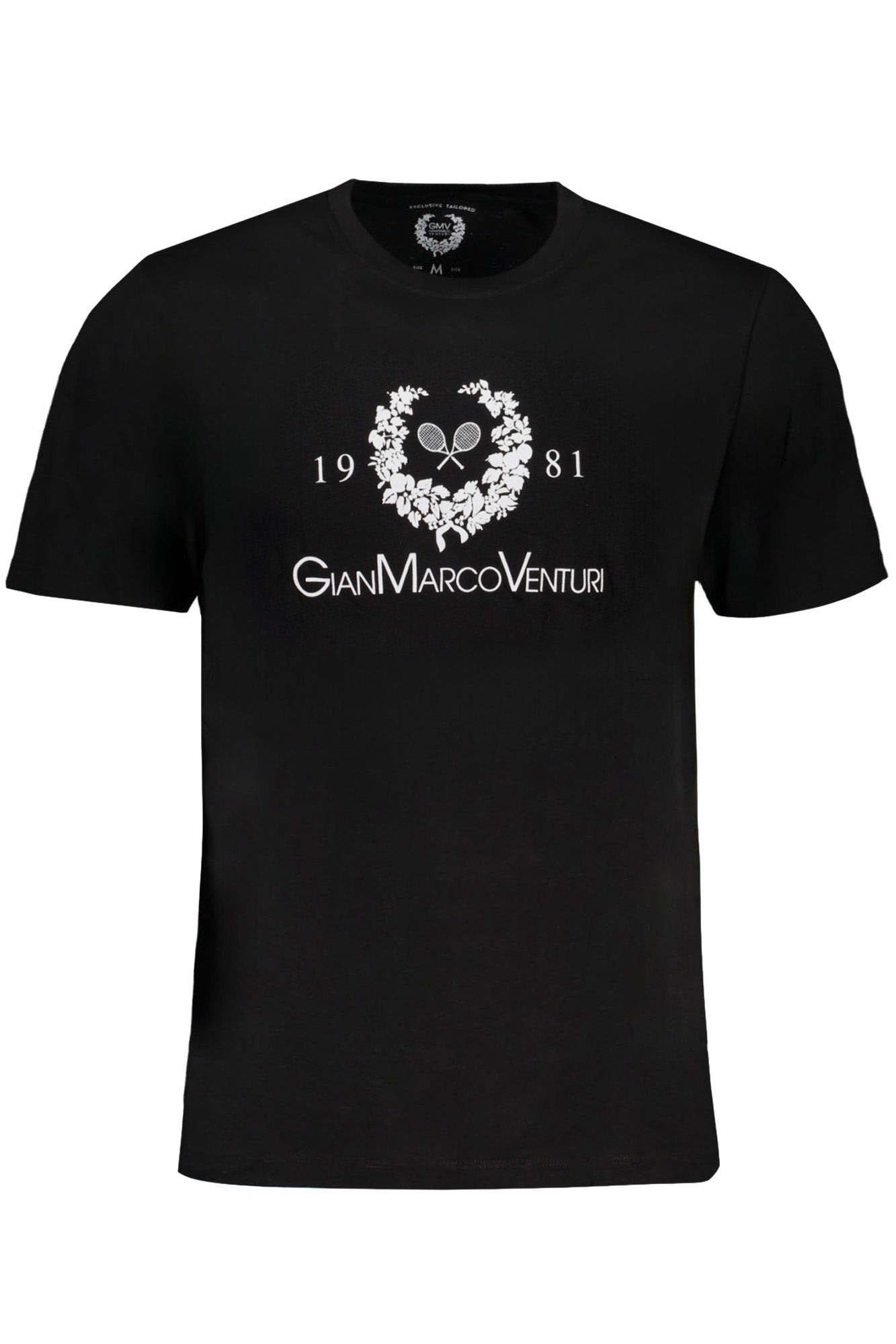 GIAN MARCO VENTURI T-SHIRT MANICHE CORTE UOMO NERO