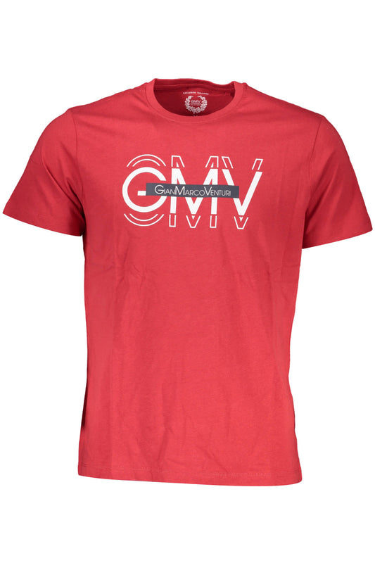 GIAN MARCO VENTURI T-SHIRT MANICHE CORTE UOMO ROSSO