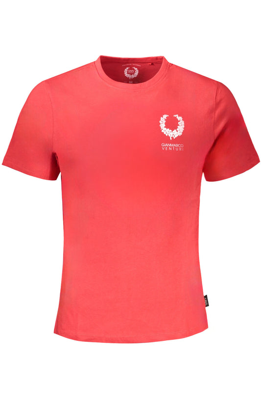 GIAN MARCO VENTURI T-SHIRT MANICHE CORTE UOMO ROSSO