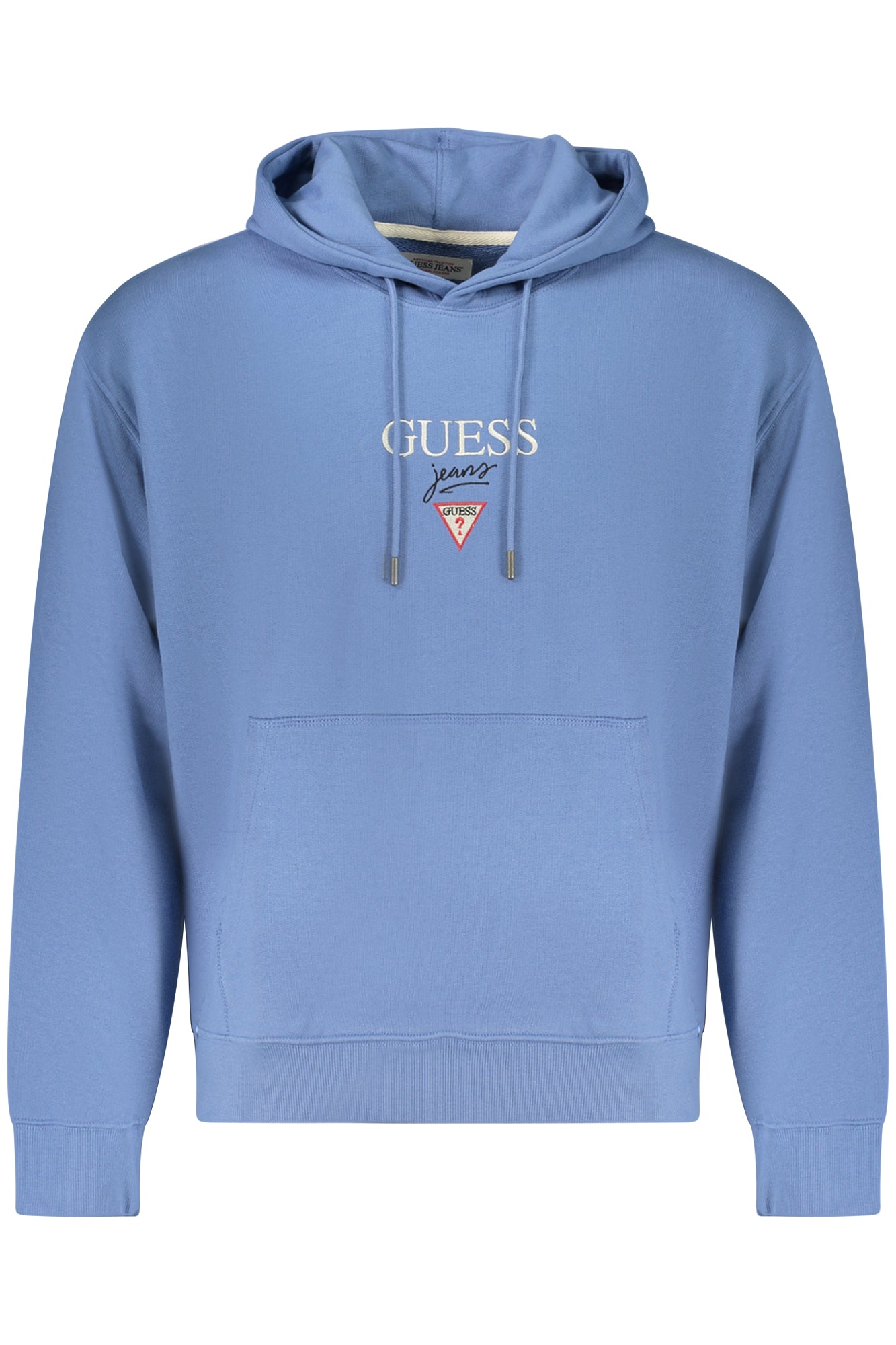GUESS JEANS FELPA SENZA ZIP UOMO AZZURRO