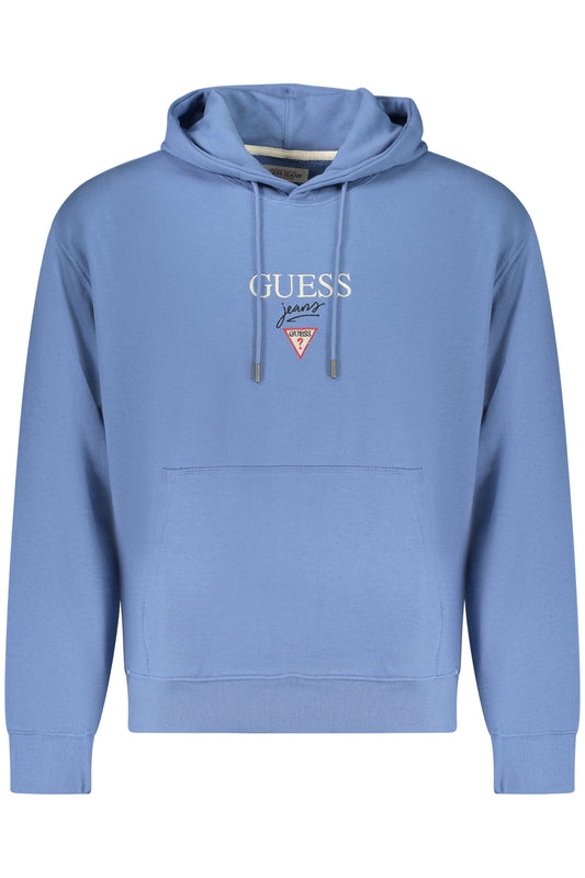GUESS JEANS FELPA SENZA ZIP UOMO AZZURRO