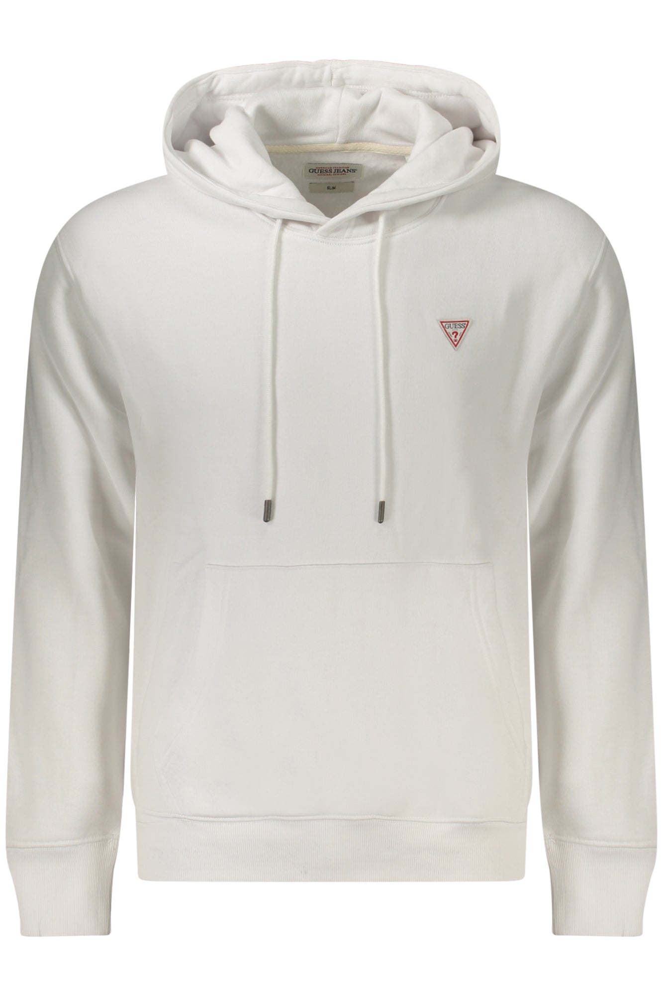 GUESS JEANS FELPA SENZA ZIP UOMO BIANCO