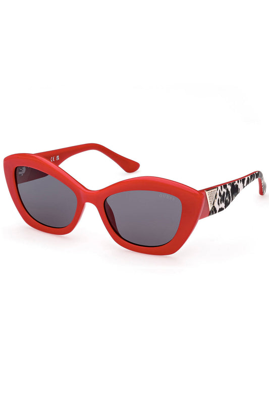 GUESS JEANS OCCHIALE DA SOLE DONNA ROSSO