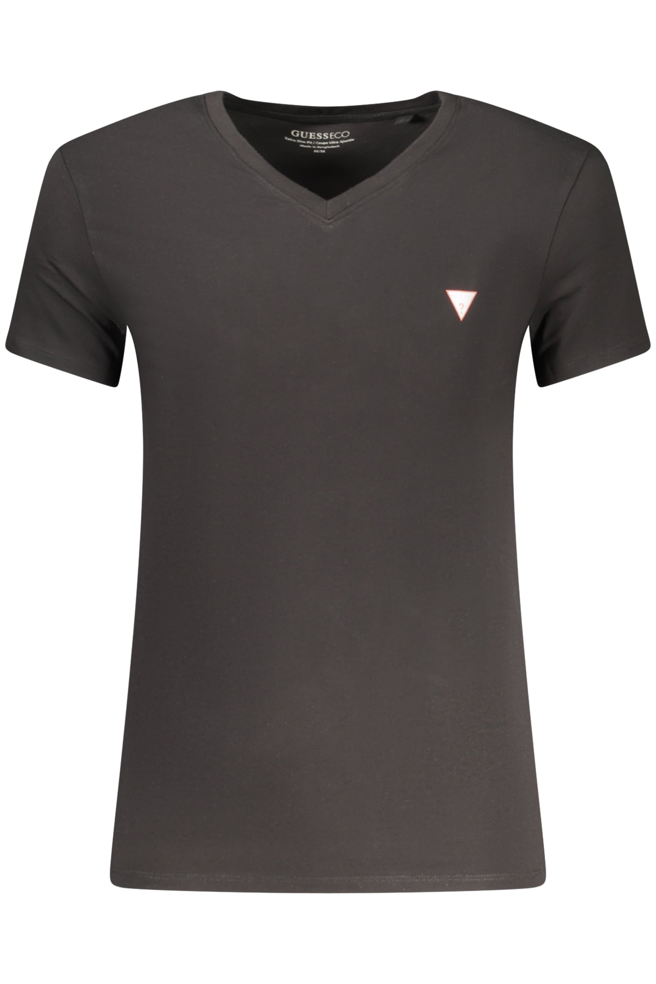 GUESS JEANS T-SHIRT MANICHE CORTE UOMO NERO