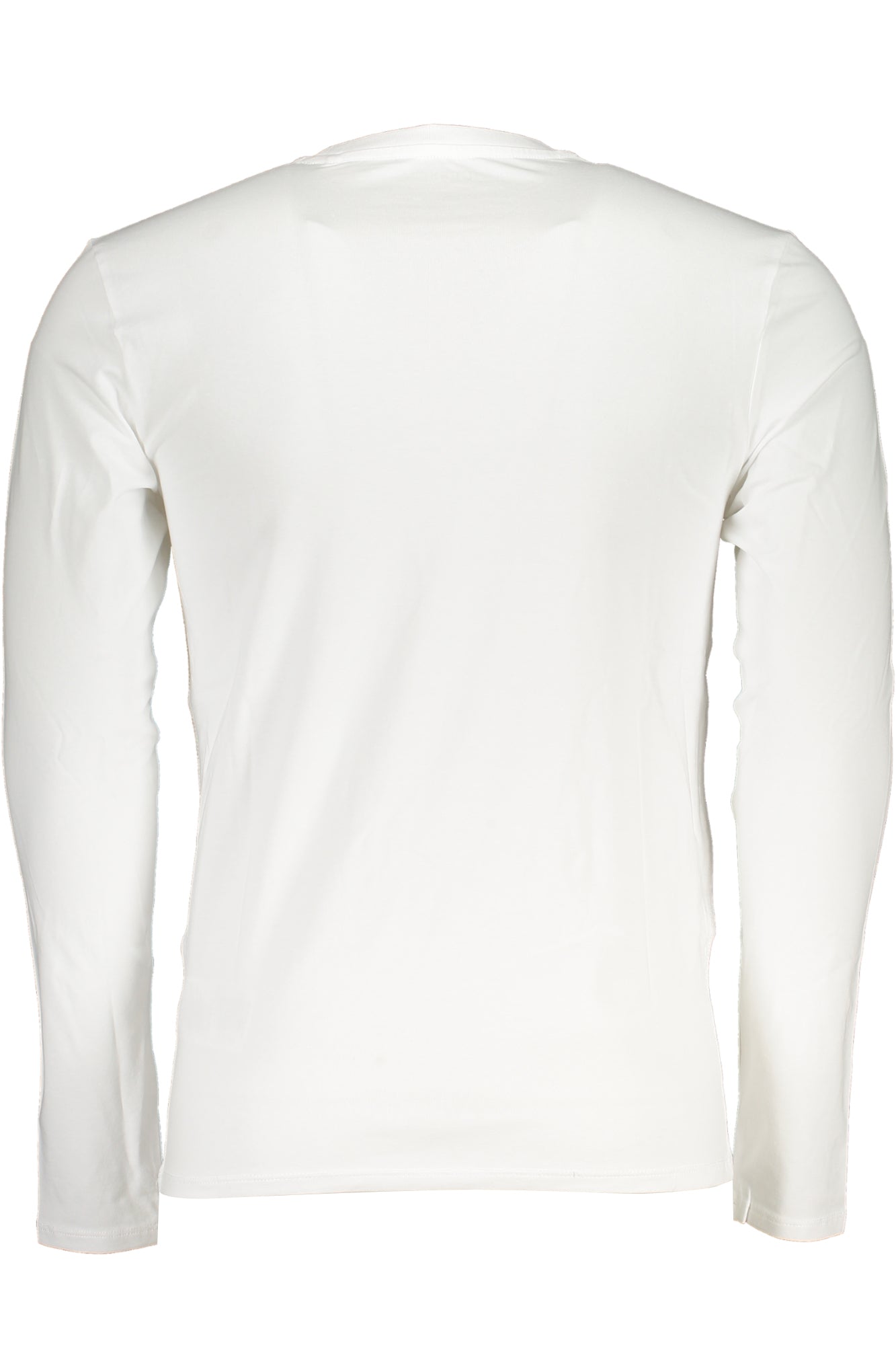 GUESS JEANS T-SHIRT MANICHE LUNGHE UOMO BIANCO