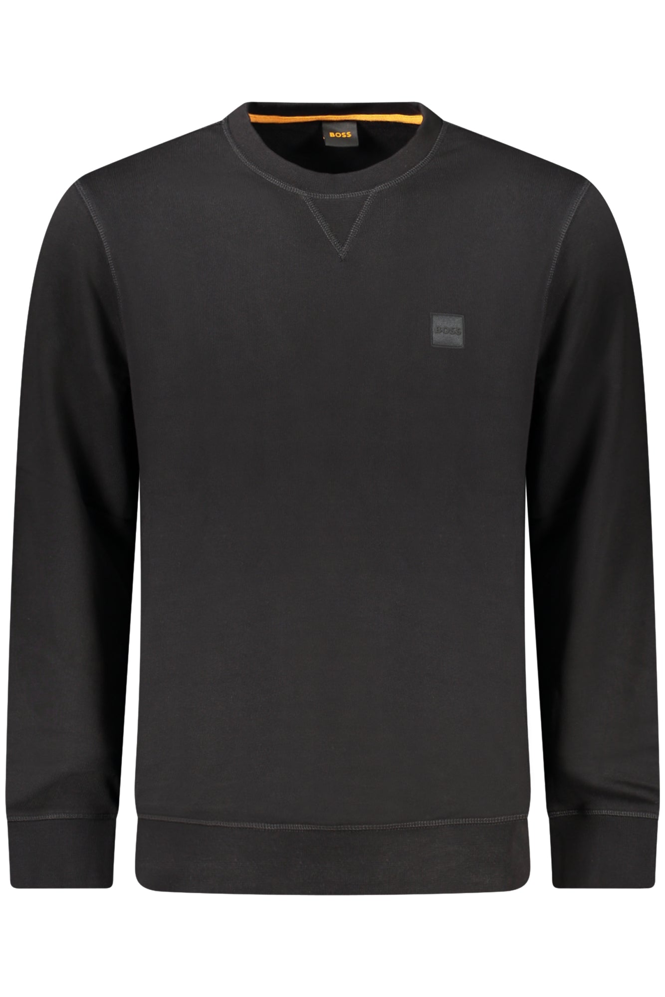 HUGO BOSS FELPA SENZA ZIP UOMO NERO