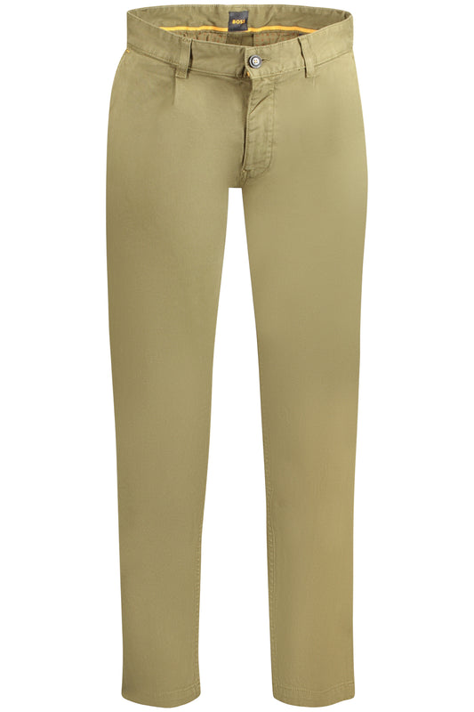 HUGO BOSS PANTALONE UOMO VERDE