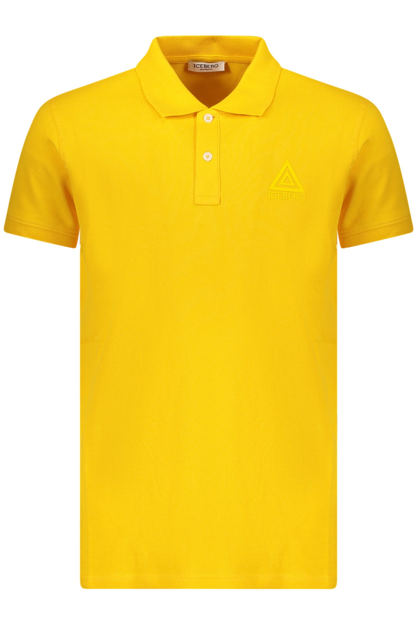 ICEBERG POLO MANICHE CORTE UOMO GIALLO